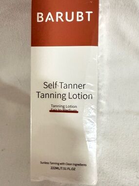 BARUBT Self Tanner Tanning Lotion - White & Terracotta Fair to medium